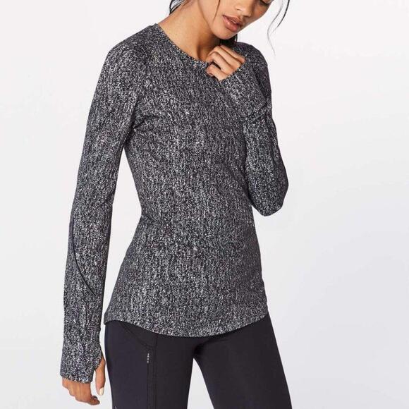Lululemon Extra Mile Long Sleeve Running Crew Neck Reflective Shirt - Picture 1 of 10
